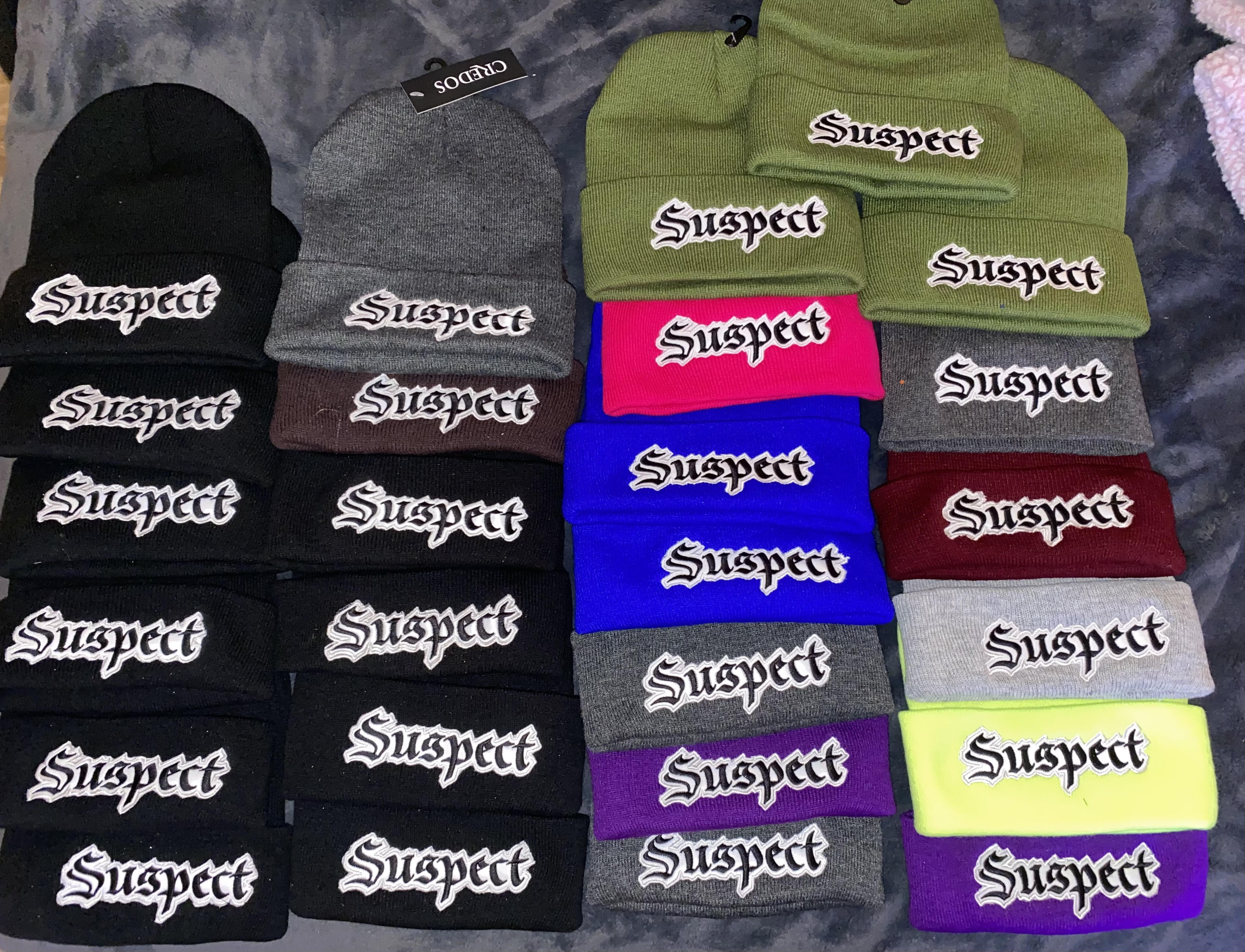 Suspect Embroidered Beanies – Suspect Stunt Parts